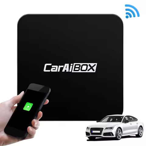 Wireless CarPlay Android Auto Dongle Wired To Wireless Wireless Adapter Bluetooth-Compatible WiFi 4-