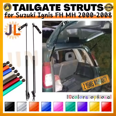 Qty(2) Trunk Struts for Suzuki Ignis FH MH Hatchback 2000-2008 Rear Tailgate Boot Lift Supports Shoc
