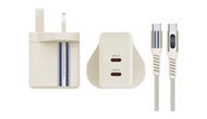 ITFIT - ITFIT 45W 快速充電套裝 ITFITPW28 / Samsung C&T 產品 / USB-Cx 2 / LED螢幕監控 充電速度 60天保用 - 平行進口