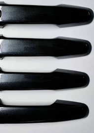 เบ้ากลม กันรอยประตู มือจับ ดำเงา Mitsubishi Triton เบ้ากลมใส่ได้ปี 06-22 รถ 4 ประตู มือจับ รุ่น TOP