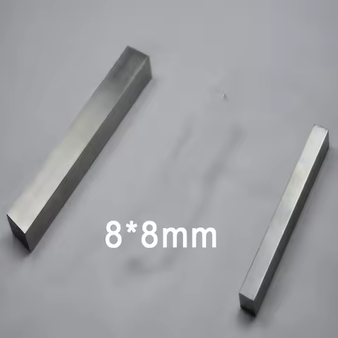 8mm x 8mm 500mm length GR2 titanium square bar square Ti strip titanium alloy square rod quadrate ro