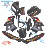 KAWASAKI NINJA 150RR SHURIKEN ZX 150 RR OEM BODY COVER SET STRIPE STICKER SIAP TAMPAL COVERSET