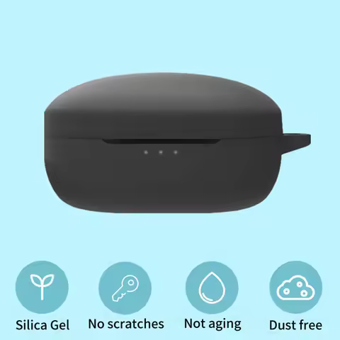 Headphone Silicone Case Portable Earphone Case Headset Carrying Storage Case for Anker SoundCore Lif