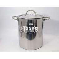 Stock POT S/S 30QT SUPRA / LARGE POT / JUMBO STAINLESS POT