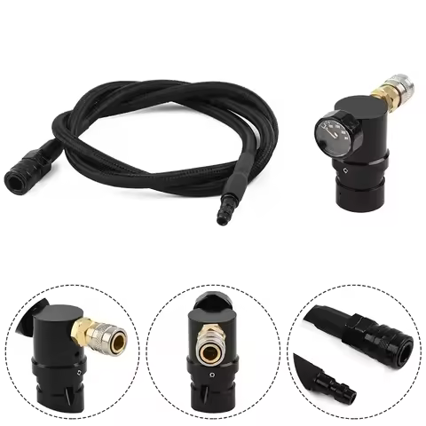 HPA Micro MR GEN2 HPA Air Regulator W/ US Foster Coupler W/ Remote Coil Hose 300psi Pressure Gauge,O