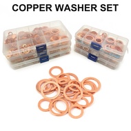 Professional Copperr Crush Washer Assortment: Automotive, Plumbing & High-Temp Applications