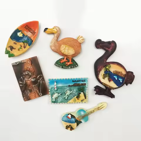 African Tourist Fridge Magnet Souvenir Creative Mauritius Zambia Batoka Algeria 3d Magnet Fridge Hom