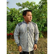 Koko Shirt For Men Long Sleeve Original El Rumi Combination Of Adidis Motif Batik