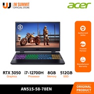Acer Nitro 5 AN515-58-78EN 15.6" FHD i7-12700H 8GB DDR4 512GB SSD RTX 3050 4GB Win11 Gaming Laptop