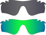 Replacement Lenses for Oakley Radarlock Path Vented Sunglass Polarized Pack of 2