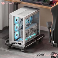 JONYPH CPU Holder, with Caster Wheels Adjustable CPU Stand, Universal Scalable Mobile CPU Tower Hold