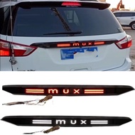 Auto Accessories For Isuzu Mux Rear Trims Plate Cover With Led Brake Lights Lisence Plate Cover Mux 