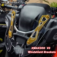 XMAX V3 Motorcycle Windshield Mounting Bracket 1 Pair Accessories For YAMAHA XMAX300 v3 2025 2026