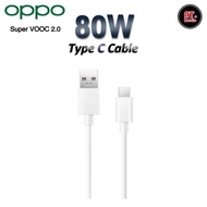 สายชาร์จออปโป้ OPPO Realme TYPE C 80W รองรับชาร์จเร็ว Super VOOC รับประกัน1ปี รองรับรุ่น Reno10 Reno8 Reno7 Reno6 Reno5 Reno4 Reno2f Find X5 Pro Find X3 Pro Find X2