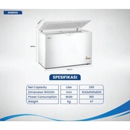 [Baru] Box Freezer Aqua 300Liter Chest Freezer Aqua 300 Liter Aqf305Gc