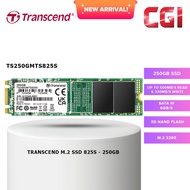 Transcend 250GB SATA III 6Gb/s 3D NAND M.2 2280 SSD - TS250GMTS825S