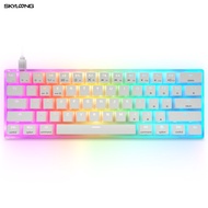 SKYLOONG GK61 61Keys Mini Portable 60% Mechanical Keyboard Gamer Wired Hot Swappable RGB Backlit PBT