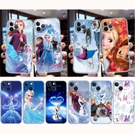 Transparent Case For iPhone 7 8 Plus 11 Pro Max MJ16 Cartoon Frozen