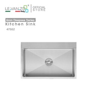 LEVANZO Kitchen Sink 4mm Deepsea Series #47552
