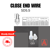 100pcs Close End Wire Connector SD1.25 / SD2 / SD5.5