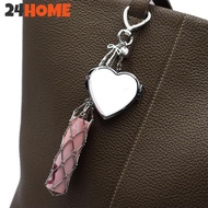 24HOME Lipstick Storage Bag Mesh Bag Pendant Lipstick Holder Chic Metallic Finish Daily Carry Essent