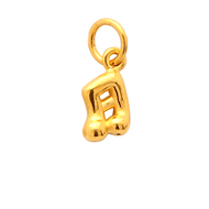 TAKA Jewellery 999 Pure Gold Musical Note Pendant