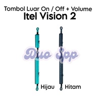 TOMBOL 1 Set of External Power On Off + Volume Buttons Itel Vision 2 / Vision2 - Button