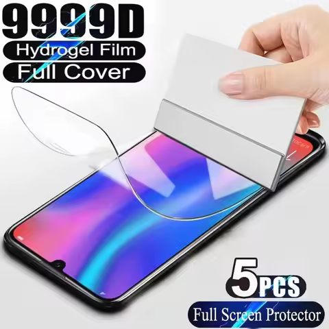 5PCS Hydrogel Film for Huawei P30 Lite P20 Pro P10 Plus P8 P9 P Smart 2019 2020 Y5p Y6p Y7p Y6S Y8S 