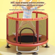 Bounce Bed for Kids Using Indoor/Outdoor Fitness Safety net Trampoline Bouncing Fence with Enclosure