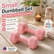 LES-GO Dumbbell Set 1KG 2pc Neoprene Workout Exercise Home Weight Training 3KG