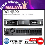 Crown DCi 4|600 Four-channel, 600W @ 4Ω Analog Power Amplifier, 70V/100V ( DCi-4|600 / DCi4|600 )
