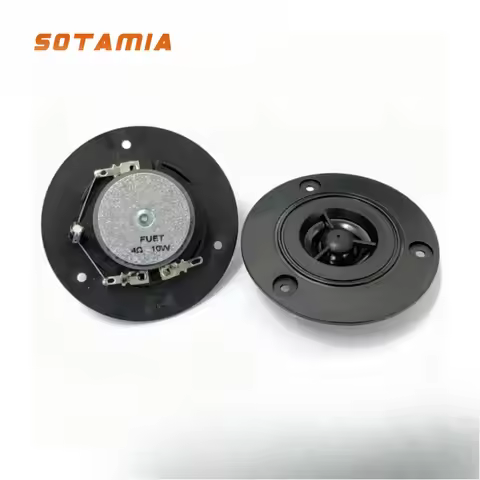 SOTAMIA 2Pcs 74mm Tweeter Waterproof Speaker 4 Ohm 10W External Magnetic Home Appliance Bluetooth Sp