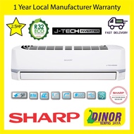 Sharp 2.5HP J-Tech Inverter Air Conditioner R32 AHX24VED Super Jet Mode Hawa Dingin Aircond