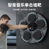 Music Boxing Machine, Boxing Machine Wall Mounted Music with Gloves, Smart Bluetooth Boxing Equipmen