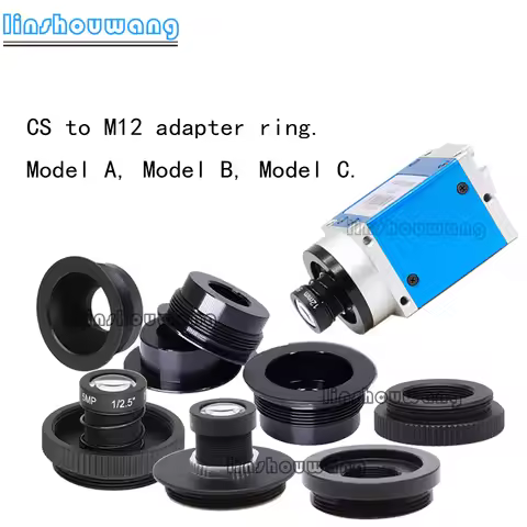 Cs Camera to M12 Lens Adapter Ring, Cs to M12 Adapter Ring, Cs to S Lens Conversion Ring, M12 to Cs 