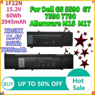 Laptop Battery For Dell Inspiron G5 5590 G7 7590 7790 Alienware M15 M17 R1 P79F P37E 1F22N XRGXX 60W