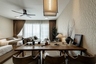 Pangsapuri 45 m² dengan 1 bilik tidur dan 1 bilik mandi peribadi di Setia Alam (4pax WabiSabi Studio