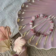 可愛阿拉善石招財貓彈性手鍊