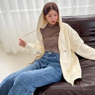 [HARPER] Hooded Jacket Casual High-Quality Brushed Fleece | [JTE61402K] Jacket Woman