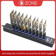 10PCS Bitcoin NerdMiner V2 55KH/S*10 BTC Lottery Station With 20W 10 Port Solo Miner Charger Hub 550