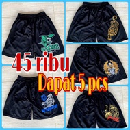 45 RB GET 5PCS Lotto Children's Shorts Ages 8 - 12 Years