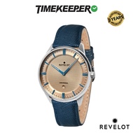 Revelot Universal Salmon Steel 36mm Watch