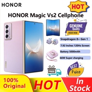 【Ready Stock】2023 NEW HONOR Magic Vs2 5G Foldable Phone/Snapdragon 8+ Gen 1/7.92"120Hz OLED Screen/5000mAh Battery/66W Super Fast Charge/HONOR Foldable Cellphone荣耀可折叠手机