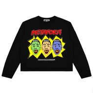Nebula Tshirt Human Common Sense Longsleeve Cutting Boxy Black