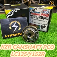 KZR Camshaft PCO 57MM 62MM Standard Racing KZR Kozii untuk Y15ZR LC135 - Automotive Motorcycles