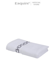 Esquire ผ้าขนหนูปักลายโซ่ ขนาด 27X54 นิ้ว ผ้า Premium ผ้าขนหนูเกรดโรงแรม