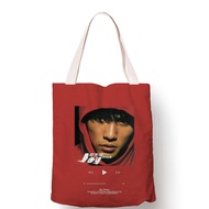 Jay Jay Chou's 22nd anniversary world tour concert peripheraJAY Jay Chou 22th anniversary world tour concert Peripheral Support Cloth Bag Shoulder Bag l2424