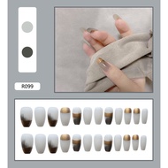 (Fake Nail Box) Wear Nail Fake Nail Patch Nail Patch Nail Patch Nail Patch Removable 24 pieces