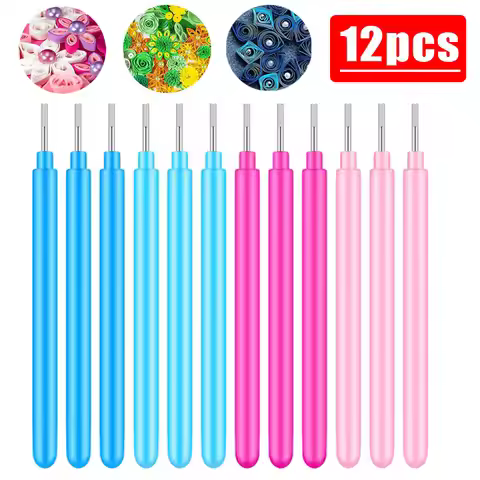 Quilling Paper Pen Scrapbooking Rolling Manual Craft DIY Origami PVC Handle Slotted Structure Practi
