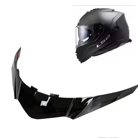 Helmet Tail Wing For LS2 FF802 Helmet Tail Graphite Black Red and Blue Fins Helmet Parts & Accessori